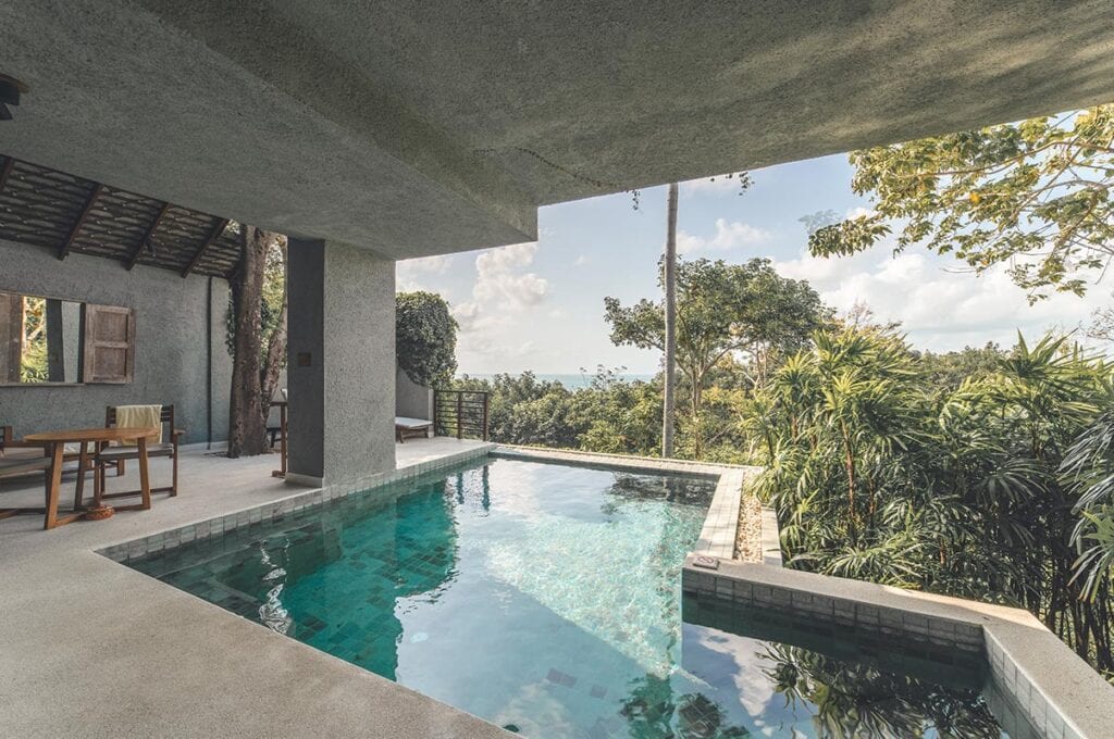 Private Pool Suite with Sea View Thailand