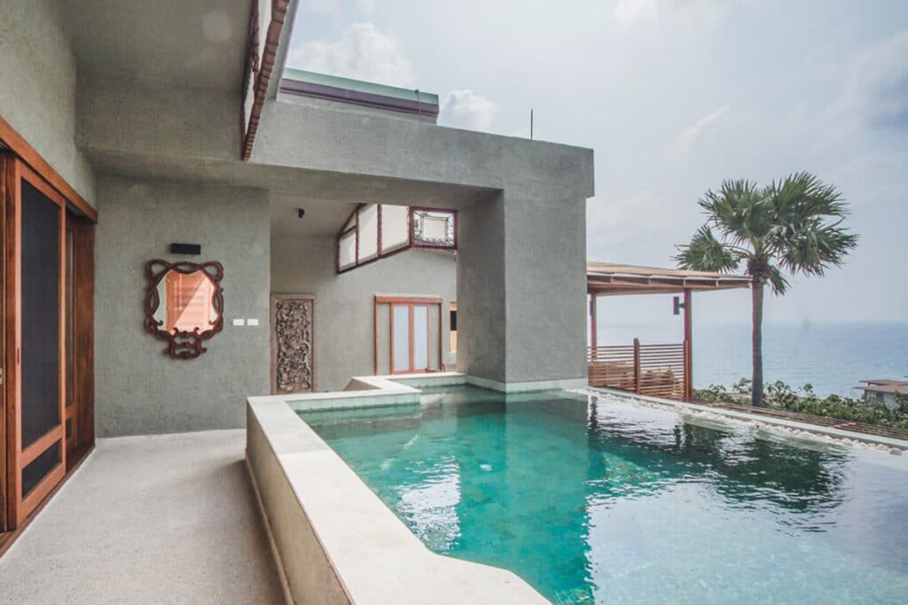 Ocean View Penthouse Pool Suite in Asia